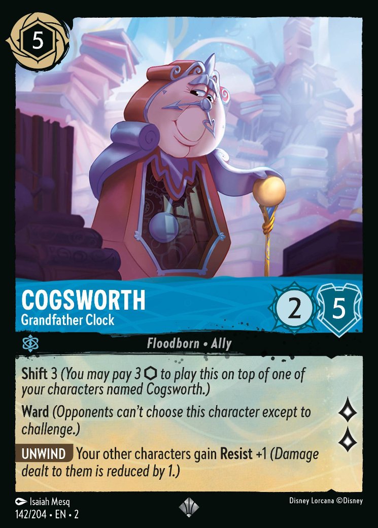 Cogsworth - Grandfather Clock, Rise of the Floodborn · 142/204