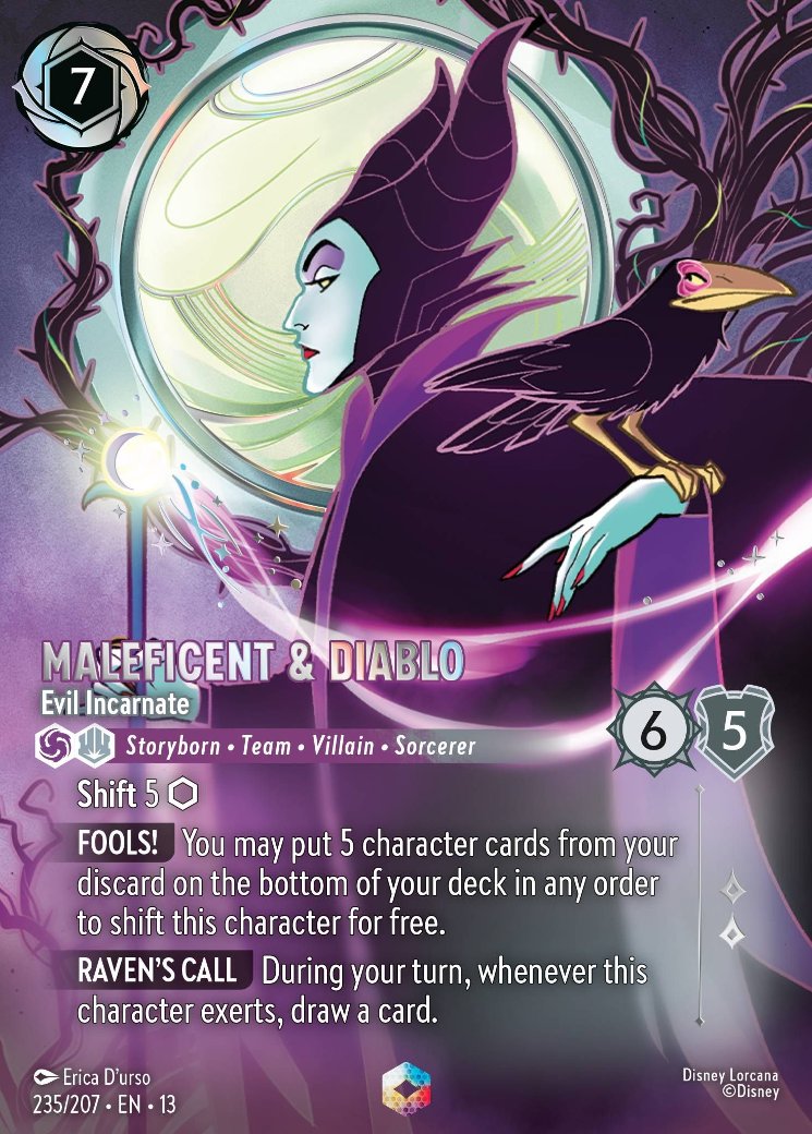 Maleficent & Diablo - Evil Incarnate, Attack of the Vine! · 235/207