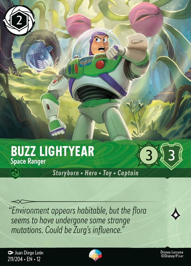Buzz Lightyear - Space Ranger, Wilds Unknown · 211/204