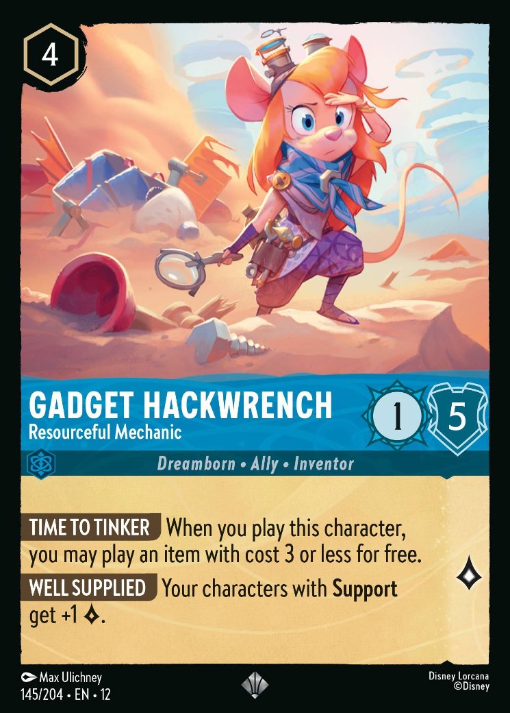 Gadget Hackwrench - Resourceful Mechanic, Wilds Unknown · 145/204