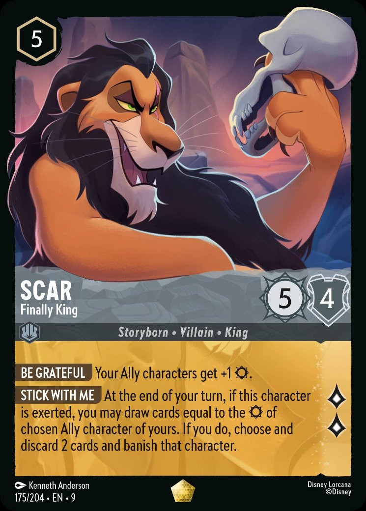 Scar - Finally King, Fabled · 175/204