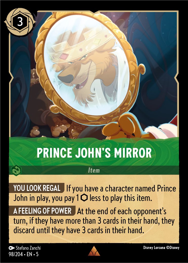 Prince John's Mirror, Shimmering Skies · 98/204