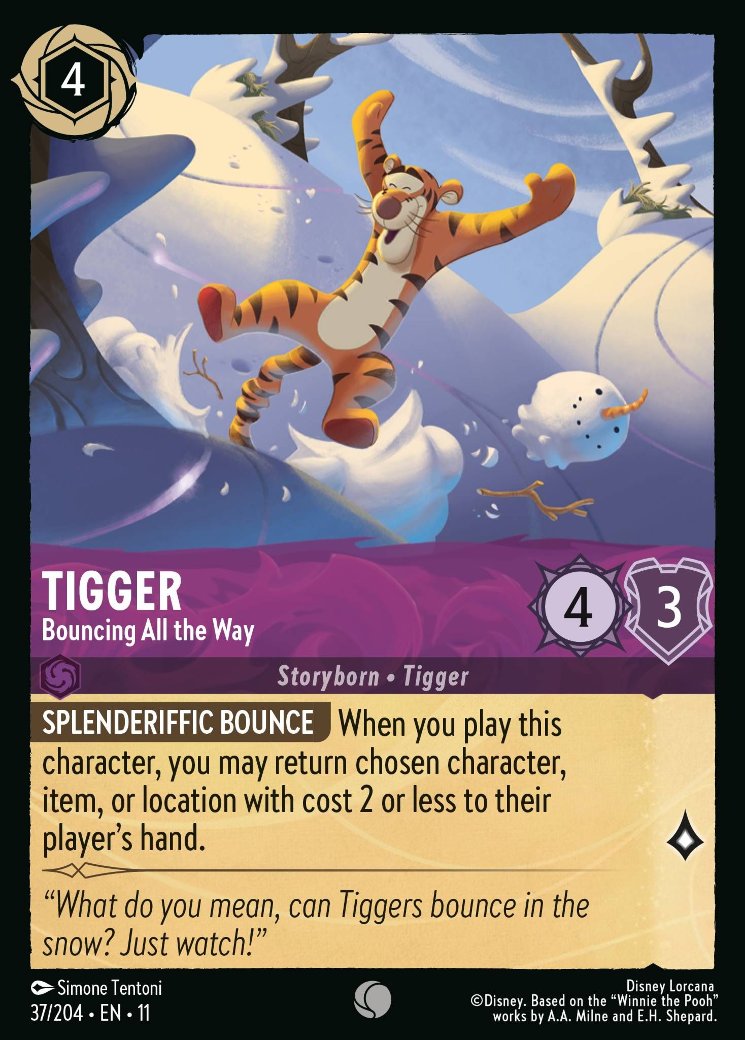 Tigger - Bouncing All the Way, Winterspell · 37/204