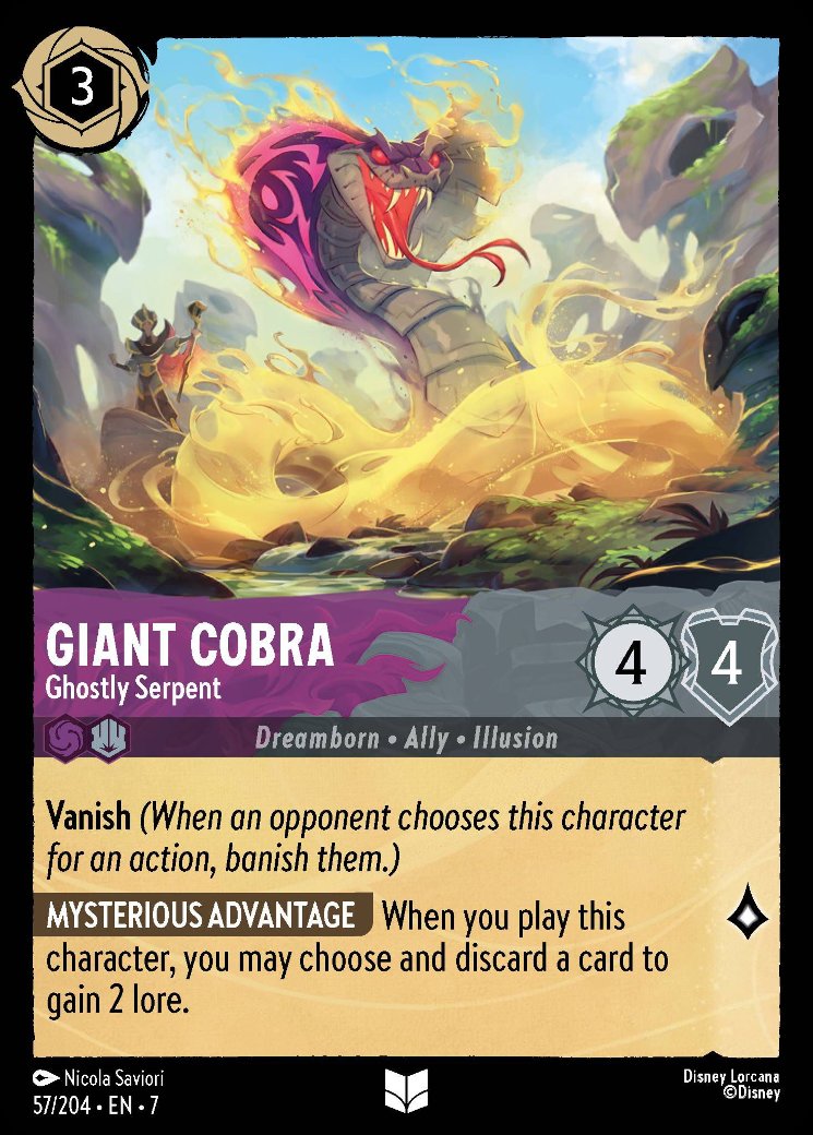 Giant Cobra - Ghostly Serpent, Archazia's Island · 57/204