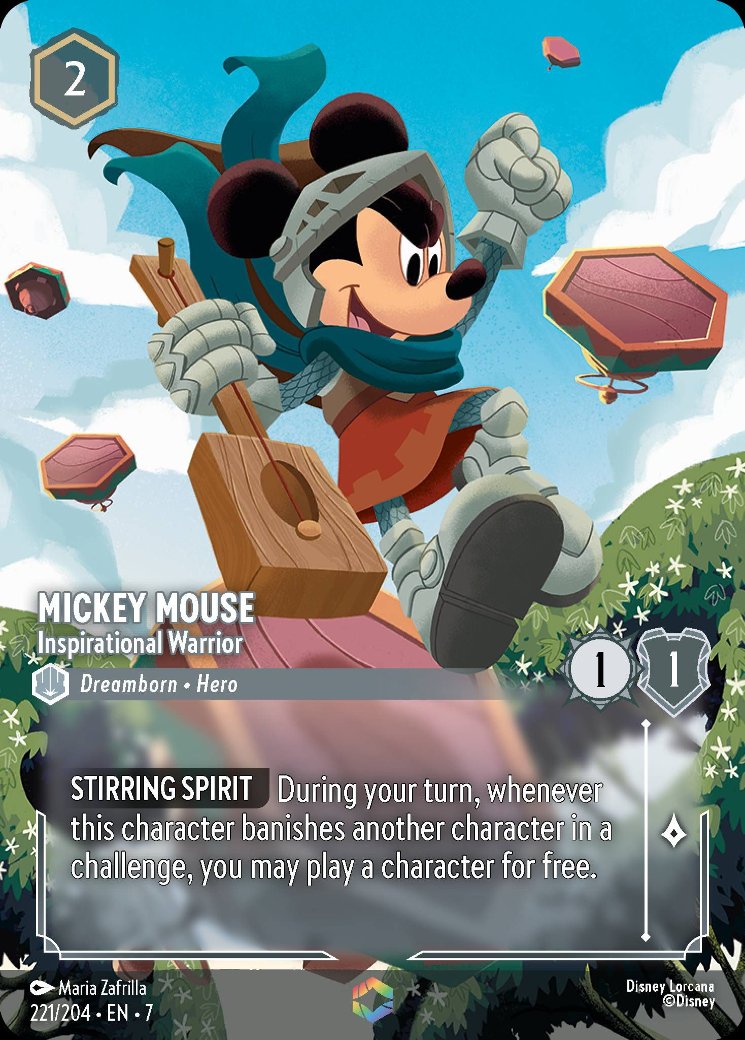 Mickey Mouse - Inspirational Warrior, Archazia's Island · 221/204