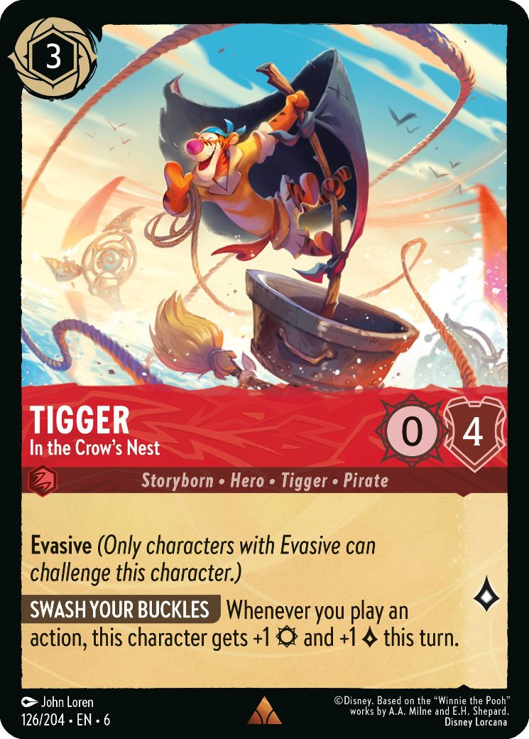 Tigger - In the Crow's Nest, Azurite Sea · 126/204