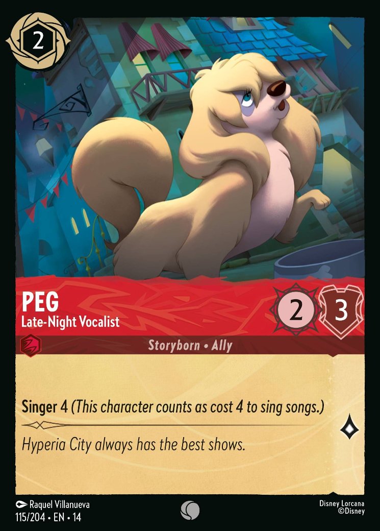 Peg - Late-Night Vocalist, Hyperia City · 115/204