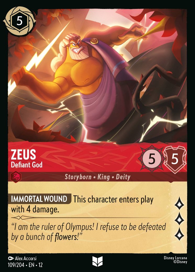 Zeus - Defiant God, Wilds Unknown · 109/204
