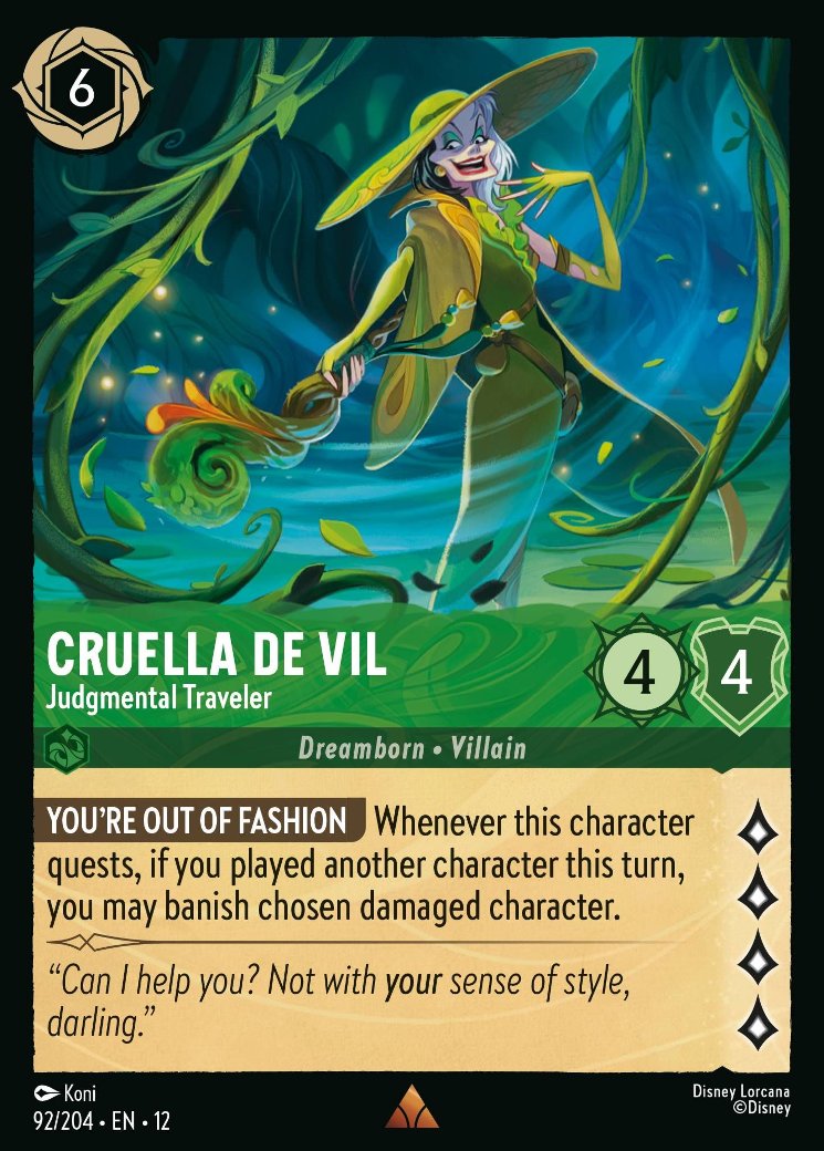 Cruella De Vil - Judgmental Traveler, Wilds Unknown · 92/204