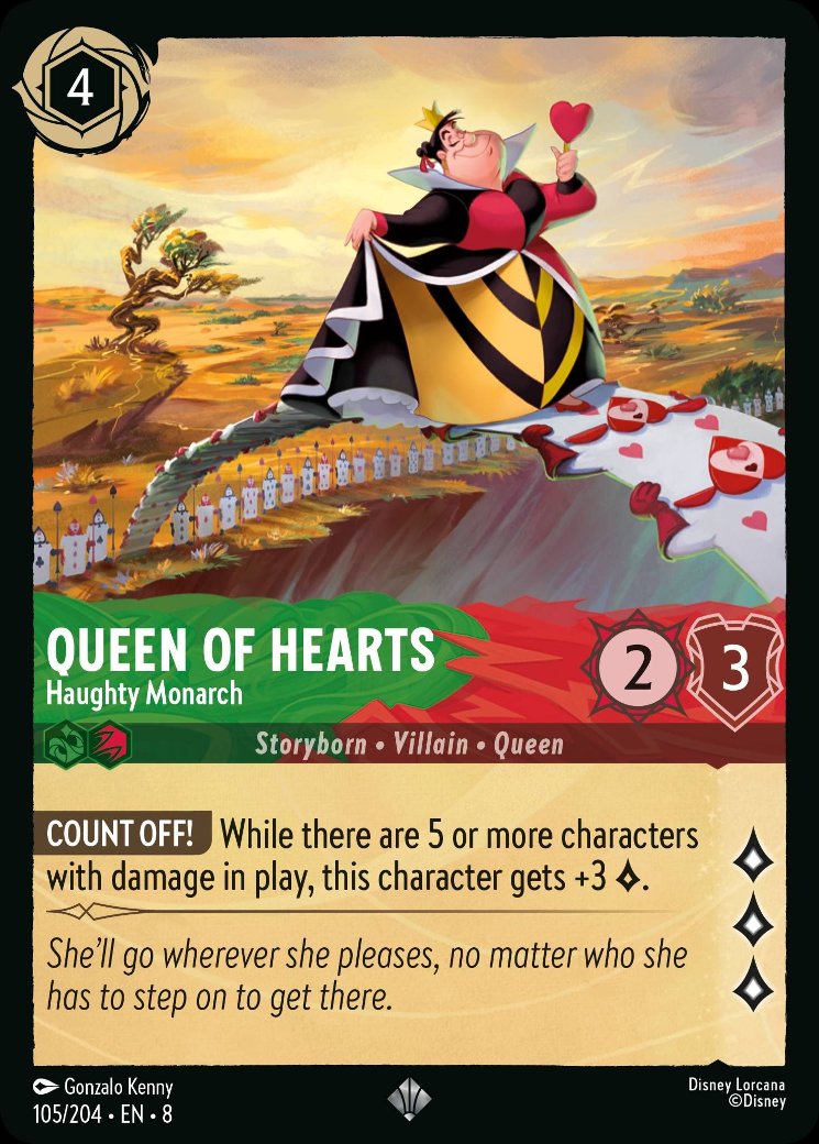 Queen of Hearts - Haughty Monarch, Reign of Jafar · 105/204