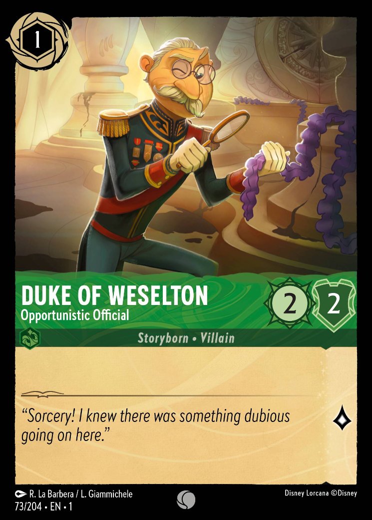 Duke of Weselton - Opportunistic Official, The First Chapter · 73/204