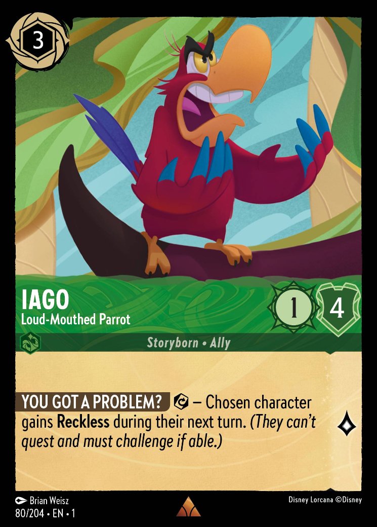 Iago - Loud-Mouthed Parrot, The First Chapter · 80/204