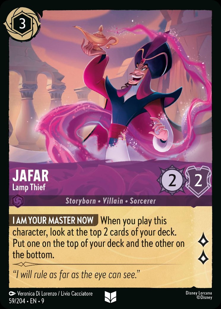Jafar - Lamp Thief, Fabled · 59/204