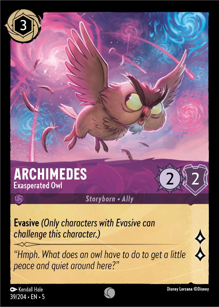 Archimedes - Exasperated Owl, Shimmering Skies · 39/204