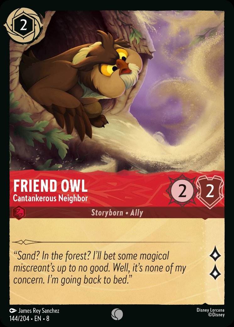 Friend Owl - Cantankerous Neighbor, Reign of Jafar · 144/204