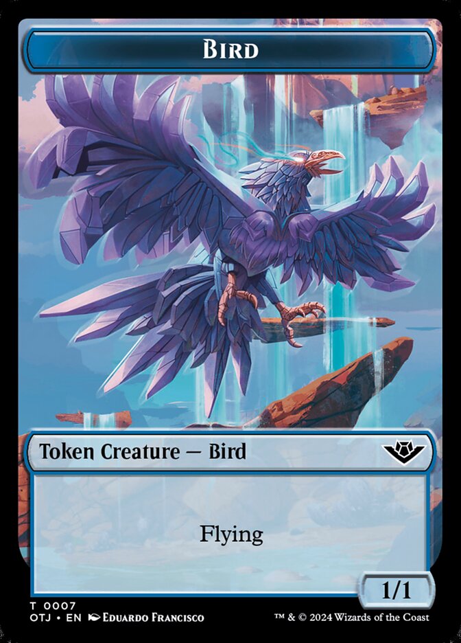 Bird, Outlaws of Thunder Junction Tokens · 0007