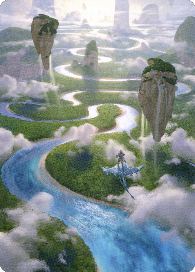 Clearwater Pathway // Clearwater Pathway, Zendikar Rising Art Series · 025