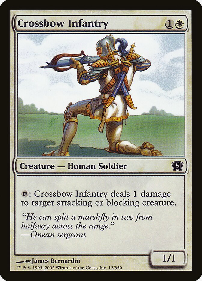 Crossbow Infantry, Ninth Edition · 12-star