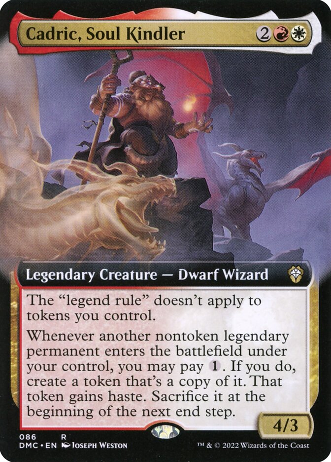 Cadric, Soul Kindler, Dominaria United Commander · 086