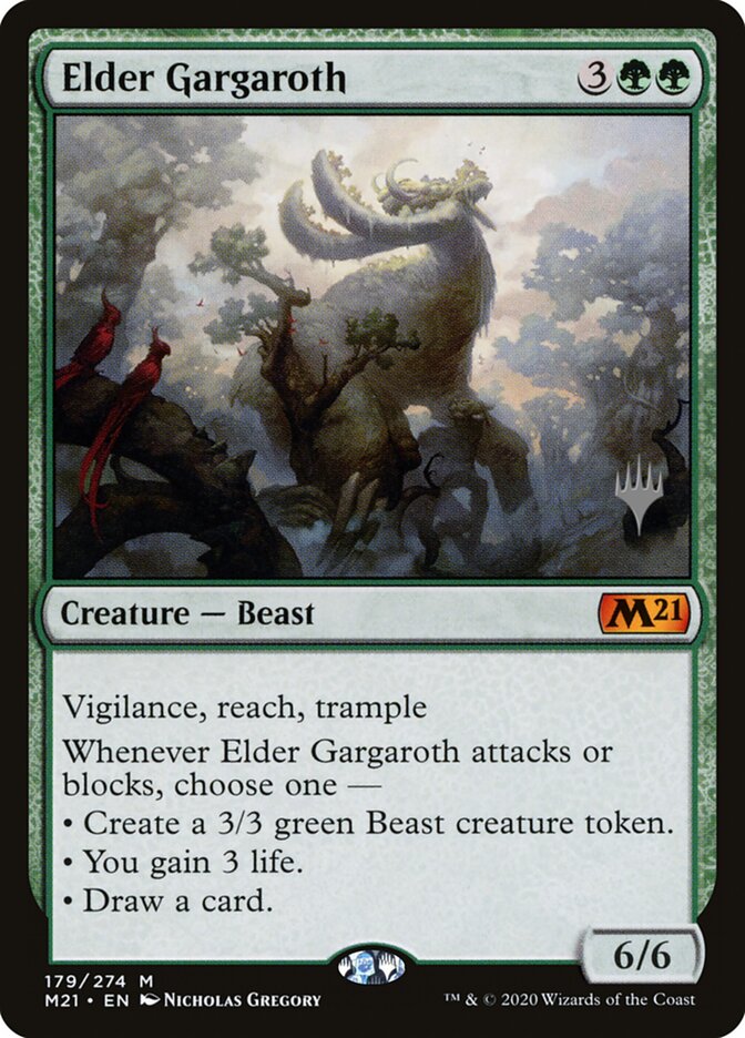 Elder Gargaroth, Core Set 2021 Promos · 179/274