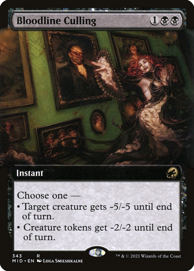 Bloodline Culling, Innistrad: Midnight Hunt · 343