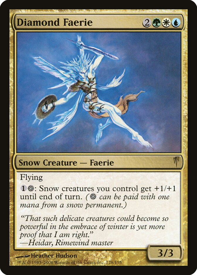 Diamond Faerie, Coldsnap · 128/155