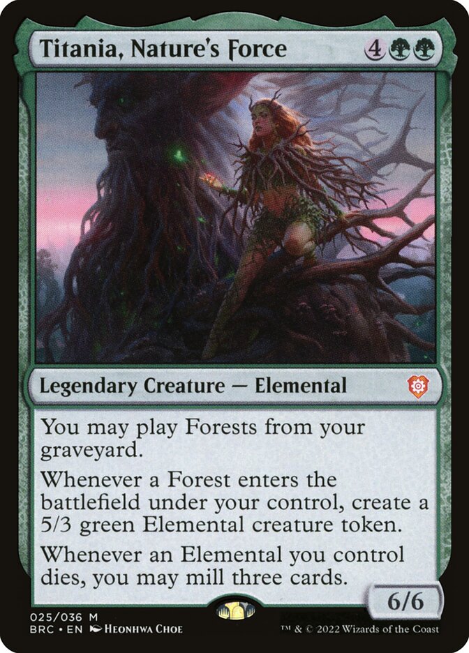 Titania, Nature's Force, The Brothers' War Commander · 025/040