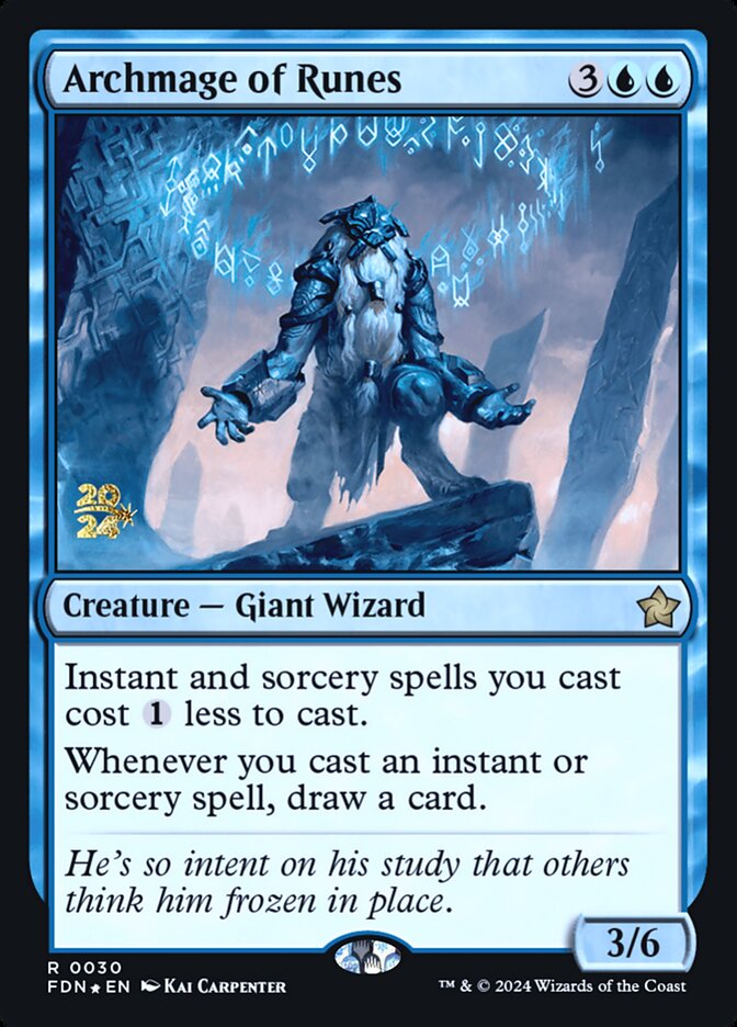 Archmage of Runes, Foundations Promos · 0030