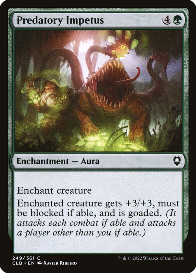 Predatory Impetus, Commander Legends: Battle for Baldur's Gate · 249/361