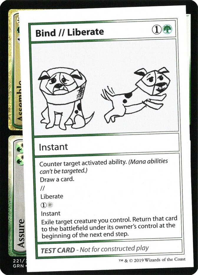 Bind // Liberate, Mystery Booster Playtest Cards 2021 · 088/121