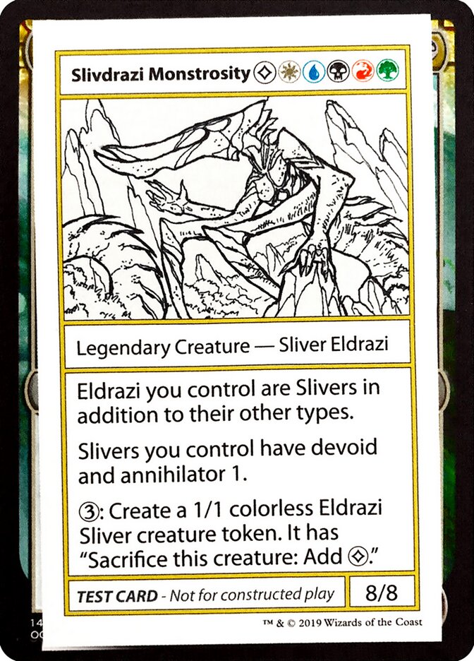 Slivdrazi Monstrosity, Mystery Booster Playtest Cards 2021 · 102/121