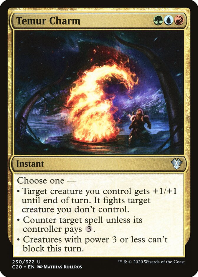 Temur Charm, Commander 2020 · 230/322