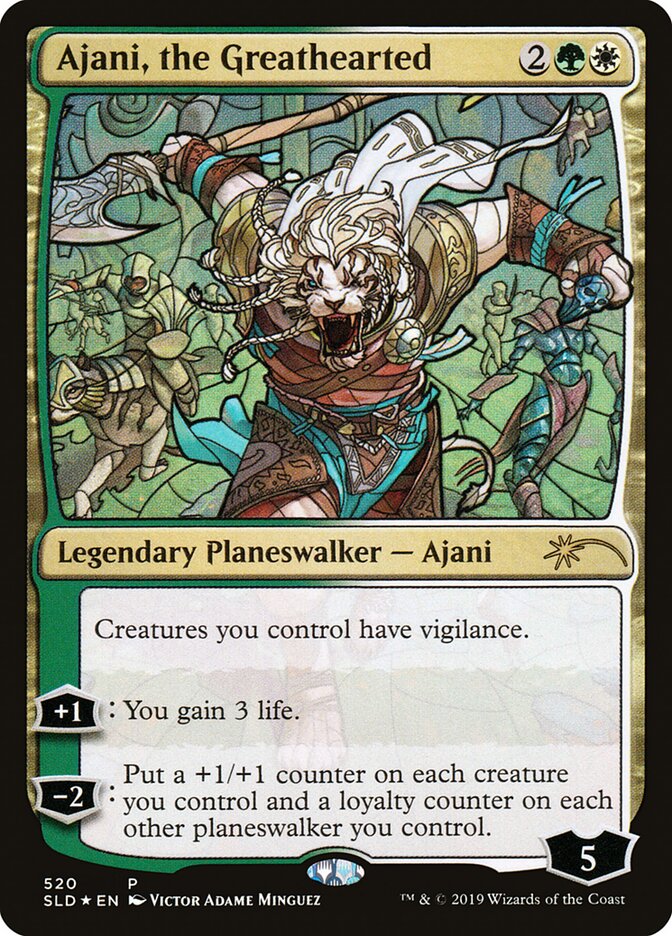 Ajani, the Greathearted, Secret Lair Drop · 520
