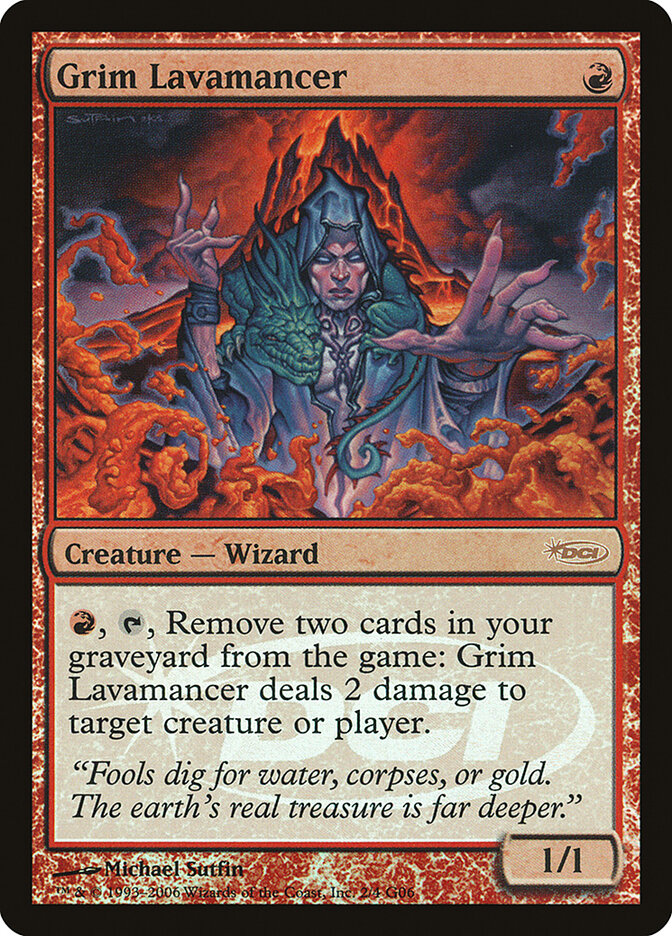 Grim Lavamancer, Judge Gift Cards 2006 · 2/4