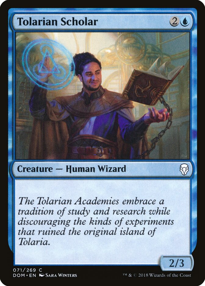 Tolarian Scholar, Dominaria · 071/269