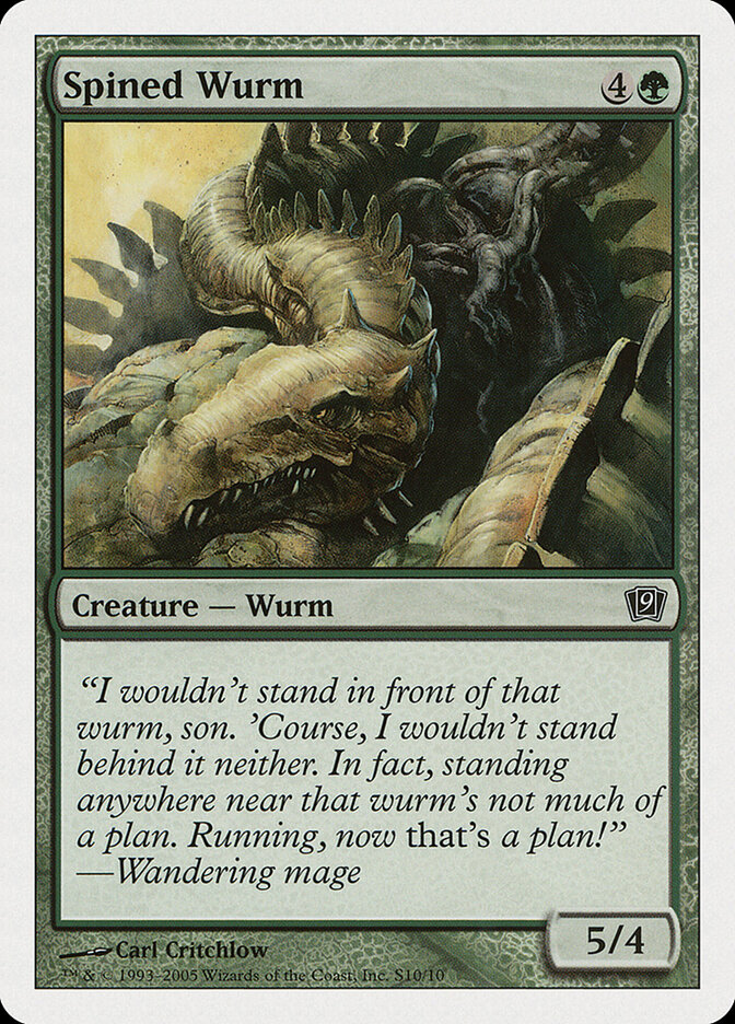 Spined Wurm, Ninth Edition · s10