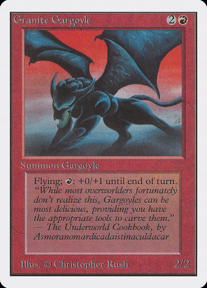 Granite Gargoyle, Unlimited Edition · 156