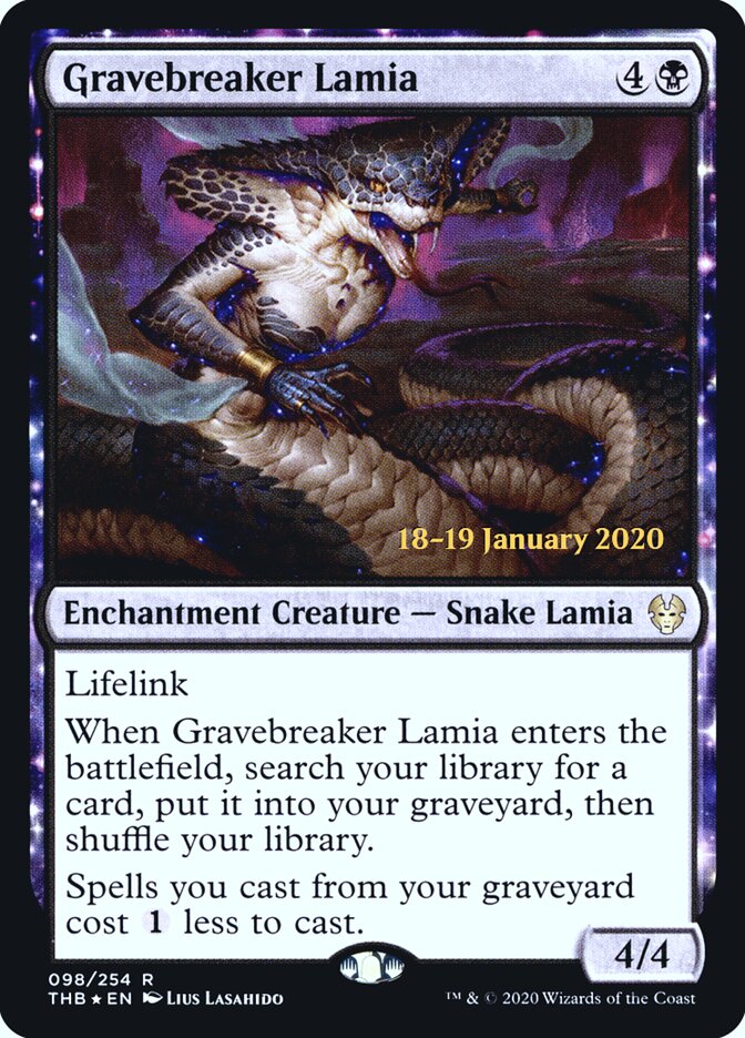Gravebreaker Lamia, Theros Beyond Death Promos · 098/254