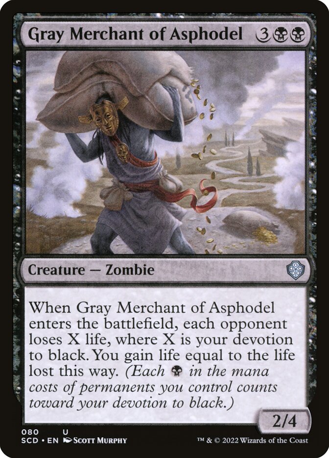 Gray Merchant of Asphodel, Starter Commander Decks · 080