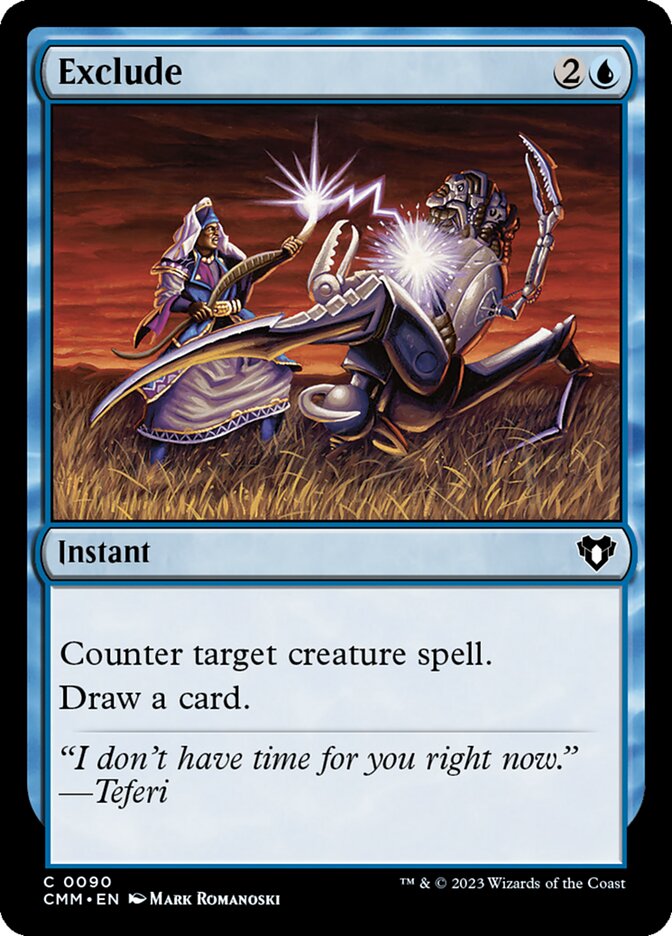 Exclude, Commander Masters · 0090