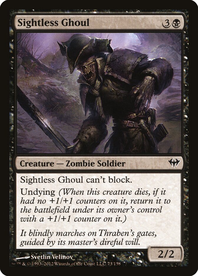 Sightless Ghoul, Dark Ascension · 73/158