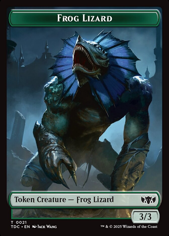 Frog Lizard, Tarkir: Dragonstorm Commander Tokens · 0021