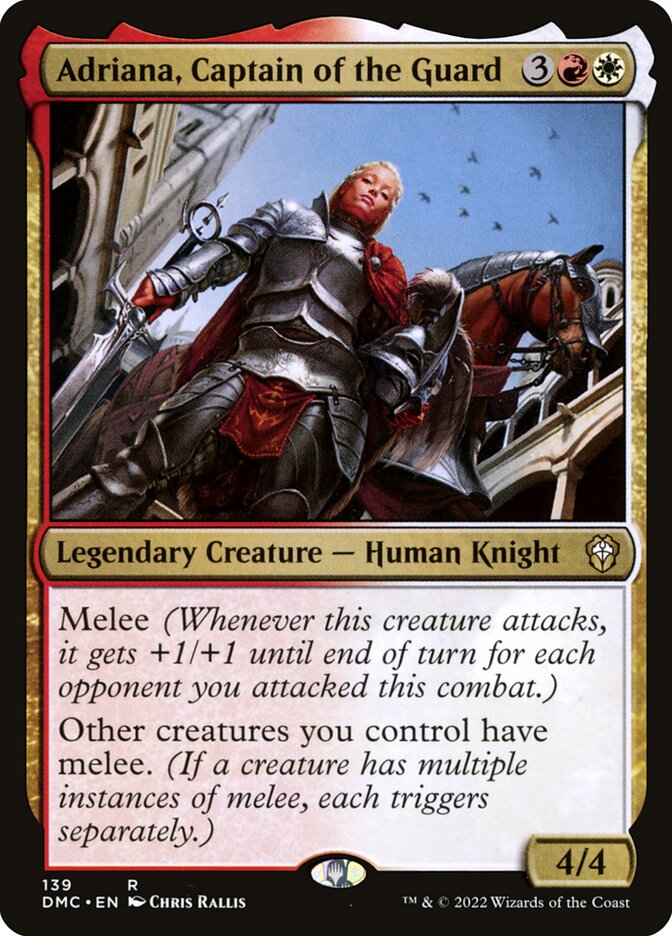 Adriana, Captain of the Guard, Dominaria United Commander · 139