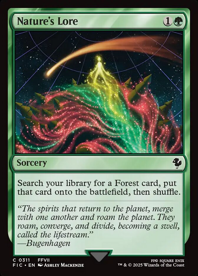 Nature's Lore, Final Fantasy Commander · 0311
