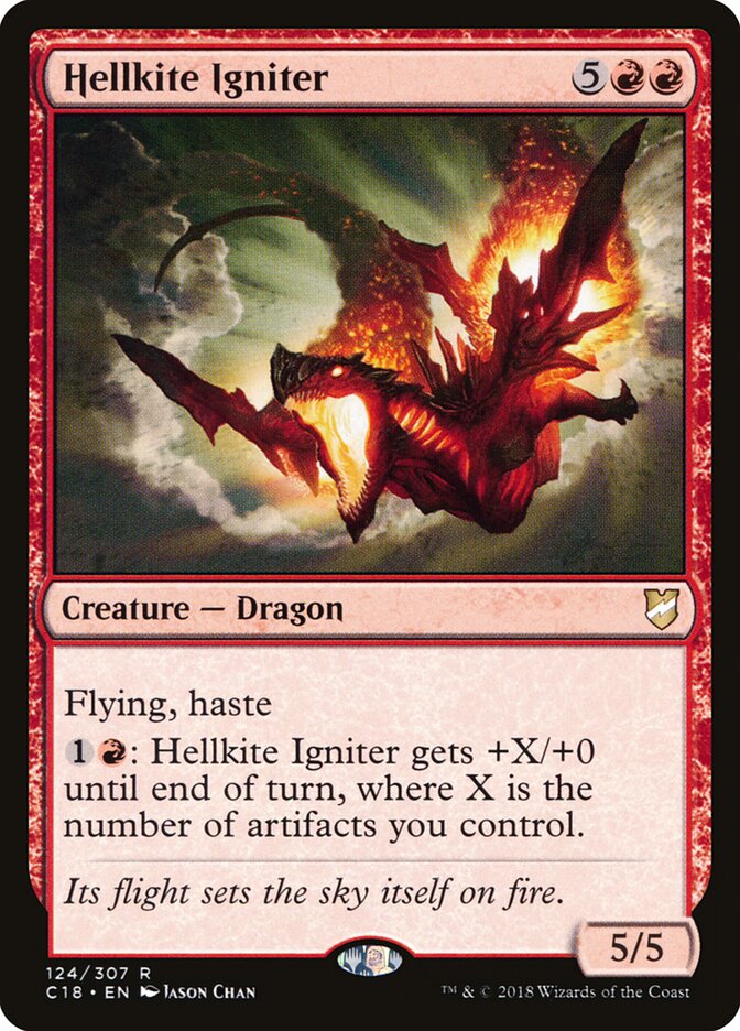 Hellkite Igniter, Commander 2018 · 124/307