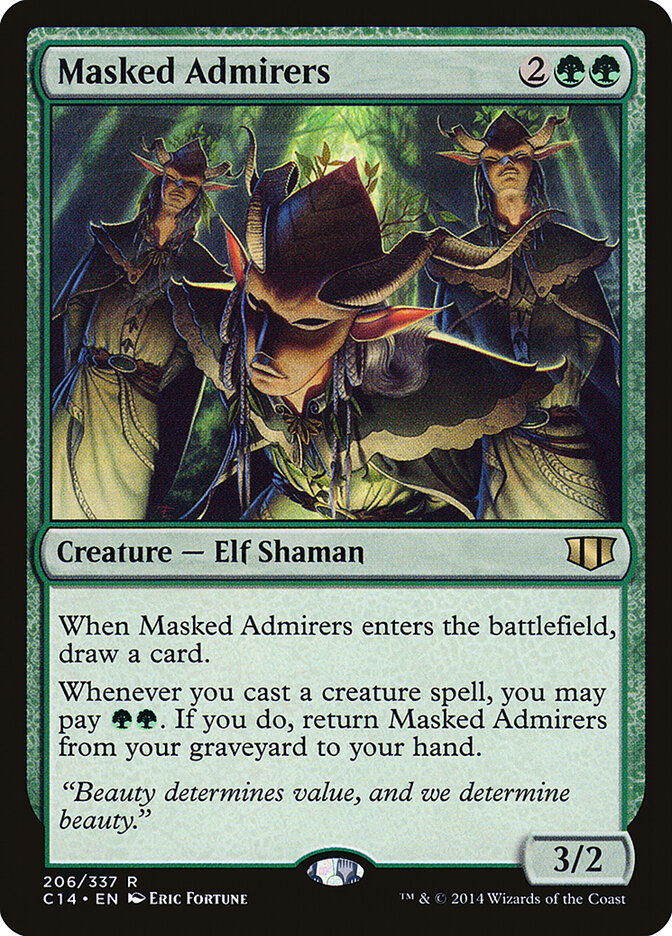 Masked Admirers, Commander 2014 · 206/337