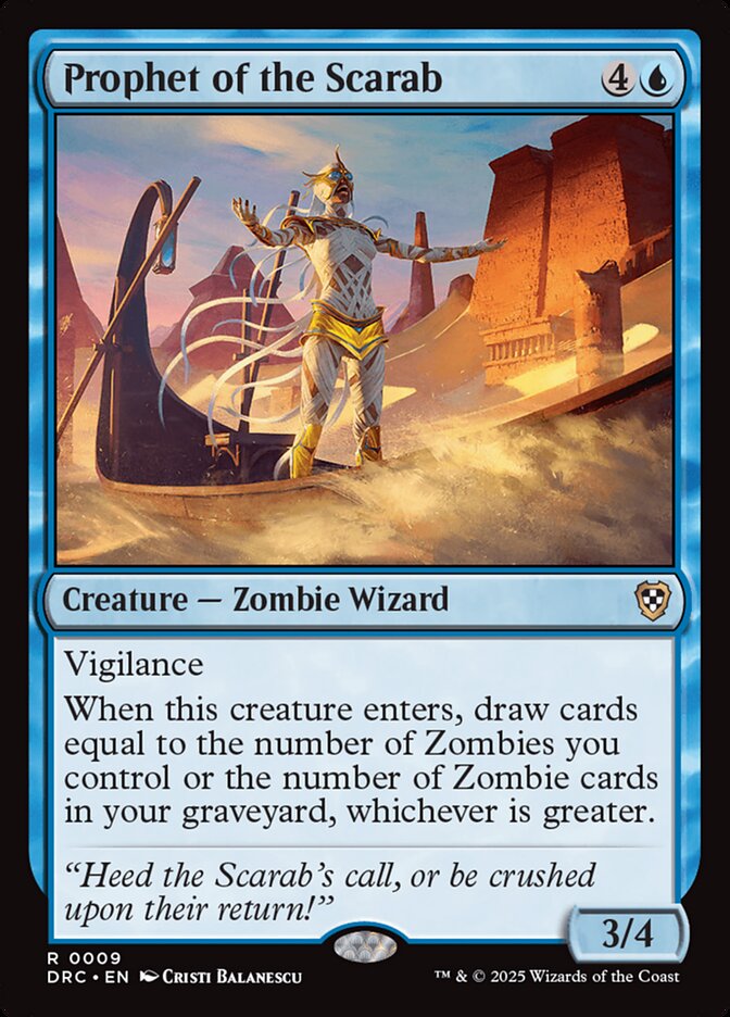 Prophet of the Scarab, Aetherdrift Commander · 0009