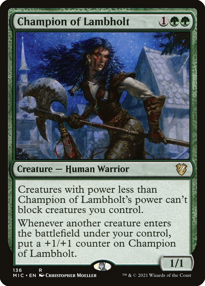 Champion of Lambholt, Midnight Hunt Commander · 136