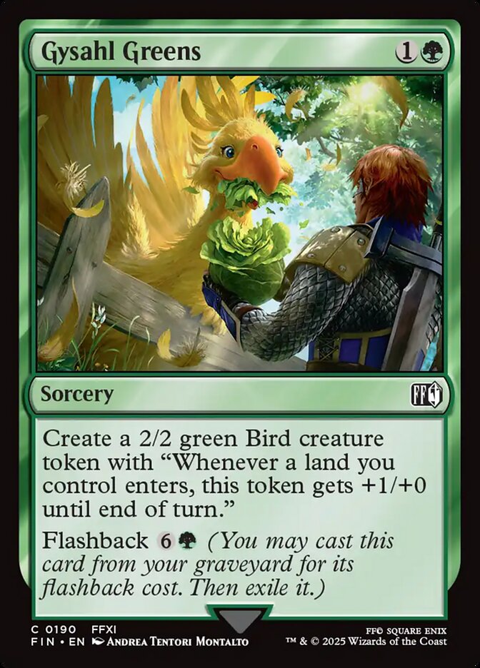 Gysahl Greens, Final Fantasy · 0190