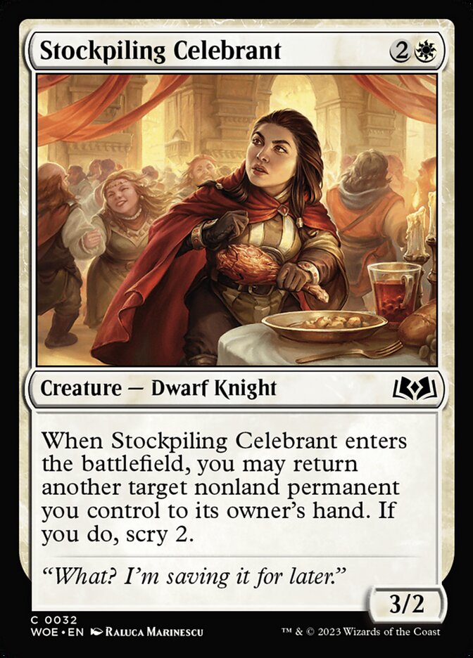 Stockpiling Celebrant, Wilds of Eldraine · 0032